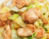 簡単！トロッと柔らか鶏胸肉と白菜の中華煮作り方12写真