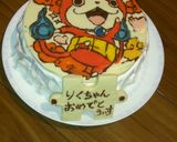 妖怪ウォッチ ジバニャン キャラ ケーキ作り方16写真