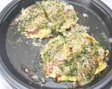 ホットプレートで縁日風お好み焼き作り方11写真