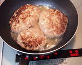 ☆簡単に☆きのこ照り焼きハンバーグ☆作り方7写真