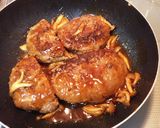 ☆簡単に☆きのこ照り焼きハンバーグ☆作り方15写真