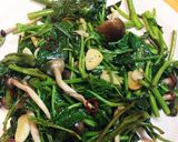 簡単後一品♪空芯菜のピリ辛炒め麺つゆで♪作り方5写真