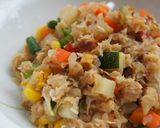 家にある材料で、簡単ツナそぼろ丼作り方4写真