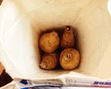 牛乳パックで簡単蒸かし芋♪レンジにお任せ作り方2写真