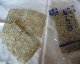 朝の健康食☆たたみいわしと青菜のサラダ風作り方1写真