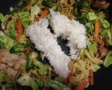 余った野菜と冷やご飯で 簡単塩そばめし作り方5写真