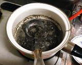 さつま芋団子の黒胡麻しるこ作り方10写真