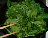 カキとほうれん草♪柚子こしょバタポン炒め作り方4写真