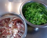 ＊鰹とわさび菜の大人丼＊作り方2写真