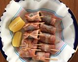 プルーンのベーコン巻き作り方4写真