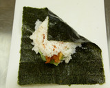 エビフライとツナマヨのおにぎらず作り方5写真