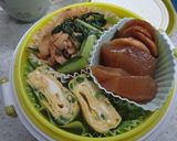 蕪の葉と豚肉のカレー炒め作り方5写真