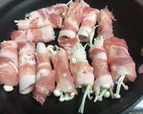 豚肉のえのき巻　バルサミコソース作り方2写真