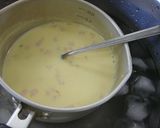 クリスマスカラーのハムの豆乳ゼリー作り方3写真