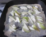 洋梨とチーズの薄焼きフォーカッチャ作り方3写真