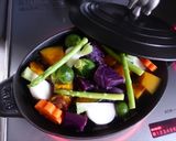 ストウブで彩り野菜のごろごろシチュー作り方1写真