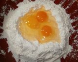 小麦粉と卵で作る手打ちクリームパスタ♪作り方1写真