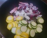 ベーコン＆ズッキーニのオムレツ☆朝食に♪作り方8写真