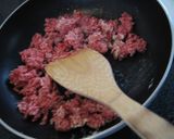 Ｗタマゴ♡♥肉そぼろ丼作り方1写真