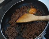 Ｗタマゴ♡♥肉そぼろ丼作り方3写真