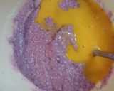 HM豆腐チーズ紫芋のホットケーキ☆薩摩芋作り方8写真