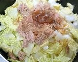 話題入＊水不要ほぼ放置で白菜とツナの煮物作り方4写真
