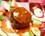 たっぷりクリームチーズの☆マロンバーグ♪作り方11写真