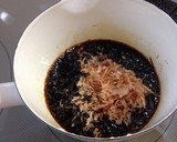 簡単でおいしい☆めんつゆ（佃煮つき♪）作り方1写真