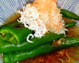 簡単⭐万願寺とうがらし・しらす焼きびたし作り方3写真