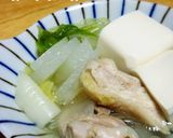 パパっとできる☆鶏出汁の具だくさん湯豆腐作り方4写真