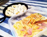 フライドポテトの残りでパンキッシュ。作り方2写真