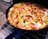 フライドポテトの残りでパンキッシュ。作り方4写真