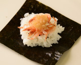 桜えびと大根おろしの手まきごはん作り方4写真