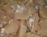 小松菜と鶏ムネ肉のこってり味噌炒め作り方2写真