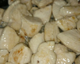 小松菜と鶏ムネ肉のこってり味噌炒め作り方3写真