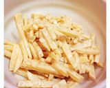 黄金千貫芋とマスタード菜のカフェ風サラダ作り方1写真