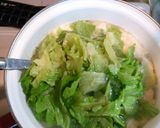硬い葉でも美味しく♪レタスのスープ作り方5写真