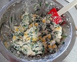 とうもろこしとほうれん草の白和え作り方3写真