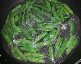 簡単☆いんげんの中華風塩炒め作り方3写真