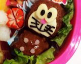 ドラミちゃん♡キャラ弁 おかずもキャラ♡作り方4写真
