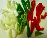 ご飯おかわり～がっつくガリバタ野菜炒め！作り方1写真