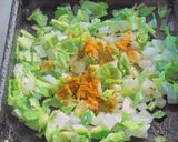 スパイシー♢キャベツと玉葱の卵焼き作り方4写真