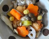 秋鮭と彩り野菜の吹き寄せ丼作り方6写真