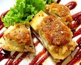 鶏胸肉のザクザククリスピーミルフィーユ作り方11写真