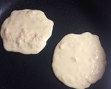りんごのふんわりもちもちパンケーキ作り方3写真