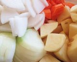 我が家の味☆生姜たっぷり豚汁♬作り方1写真