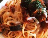 茄子のモッツァレラボロネーゼ！パスタ作り方7写真
