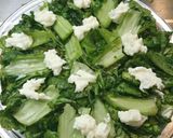 *寒い夜に* 高菜とチーズのミルフィーユ作り方6写真