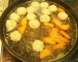 フライパン1つ♬揚げない簡単甘辛肉だんご作り方3写真