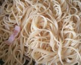 きのことベーコンの♡和風バター醤油パスタ作り方4写真